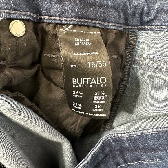 Buffalo David Bitton Jeans Womens Size 16/36 Blue Alyssa High Rise Straight Leg - Picture 6 of 12